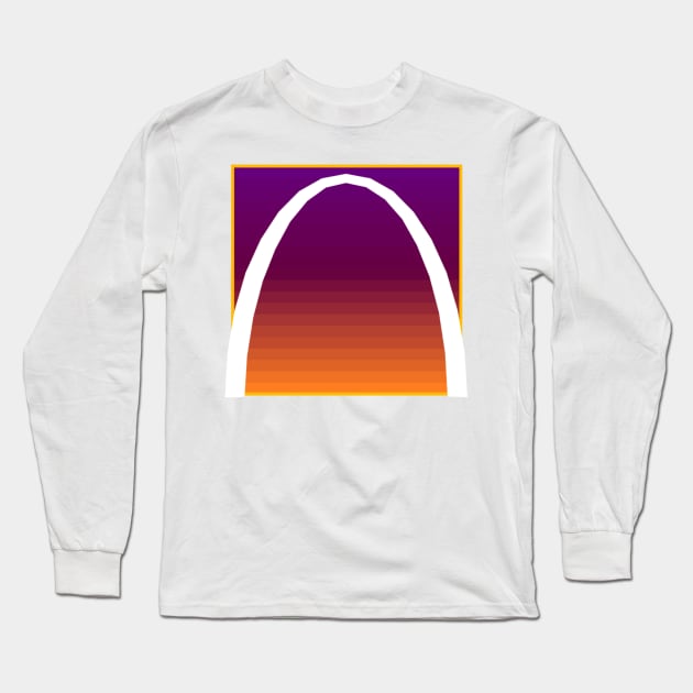 Gateway Arch Long Sleeve T-Shirt by RMSphoto